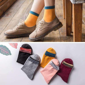 Planet Gates XINGXING / EU34-39 New 5 PAIRS Cotton Women Socks Autumn Winter Women Wear Fashion Socks