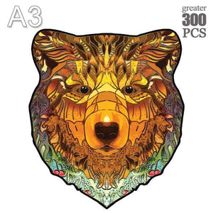 Planet Gates XIONG-01-A3 Dinosaur Wooden Jigsaw Puzzle Toy Wooden Puzzles For Adults Kids Christmas Gifts Educational Games Toys Butterfly Wooden Puzzle