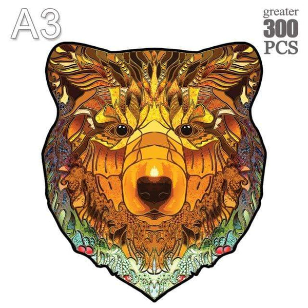 Planet Gates XIONG-01-A3 Dinosaur Wooden Jigsaw Puzzle Toy Wooden Puzzles For Adults Kids Christmas Gifts Educational Games Toys Butterfly Wooden Puzzle