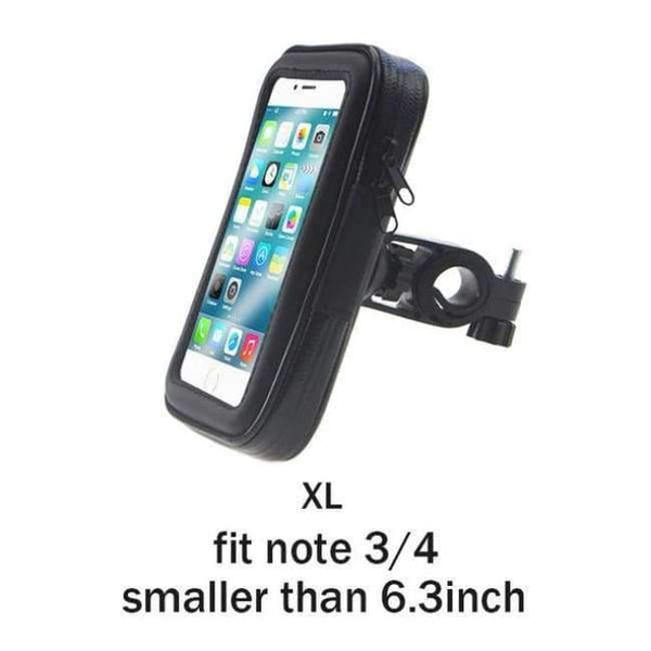 Planet Gates XL Motorcycle Bicycle Phone Holder Mobile Phone Stand Support for iPhone X 8 7 6s Plus GPS Bike Holder with Waterproof Case Bag