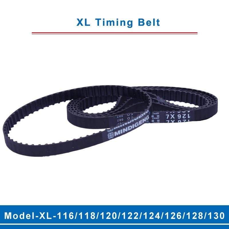 Planet Gates XL timing belt model-116XL/118XL/120XL/122XL/124XL/126XL/128XL/130XL belt teeth pitch 5.08mm width 10/15mm for XL timing pulley