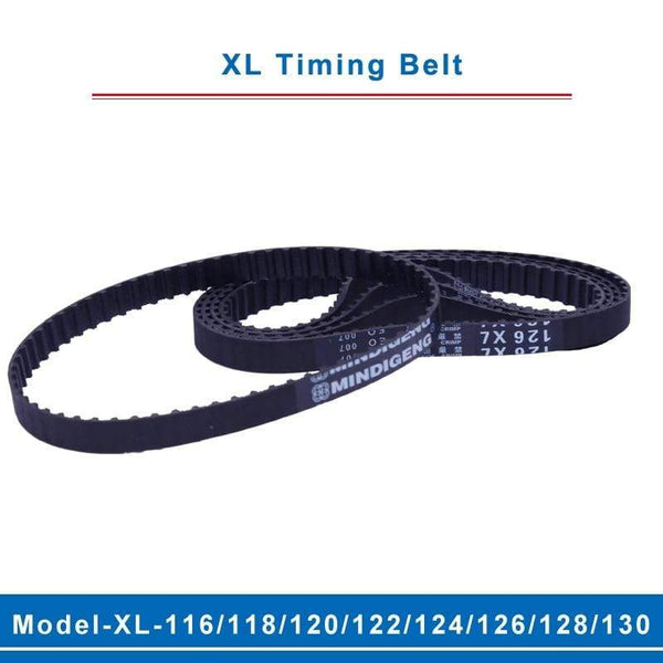 Planet Gates XL timing belt model-116XL/118XL/120XL/122XL/124XL/126XL/128XL/130XL belt teeth pitch 5.08mm width 10/15mm for XL timing pulley