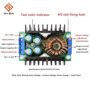 Planet Gates XL4016 300W 9A C-D C CC CV Buck Converter Step-down Power Module 5-40V To 1.2-35V LED Driver for Arduino