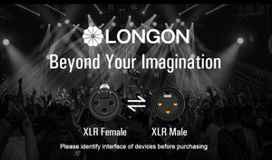 Planet Gates XLR to XLR Microphone Cable Male to Female 2M 5M 10M Balanced XLR 3Pin Nylon Braided for Audio Mixer Amplifiers  2 Pack