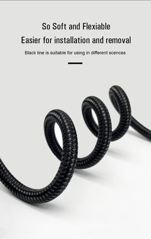 Planet Gates XLR to XLR Microphone Cable Male to Female 2M 5M 10M Balanced XLR 3Pin Nylon Braided for Audio Mixer Amplifiers  2 Pack