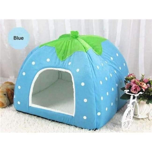 Planet Gates XPBBL006 / L 36x36x38cm Fashion Soft Dog House,Strawberry Shape,Lovely Dog Bed,Warm Corduroy Cute Cat House,Pet Bed For Cat And Small Dogs