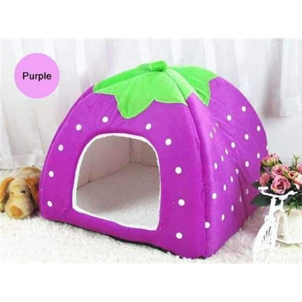 Planet Gates XPBPU006 / L 36x36x38cm Fashion Soft Dog House,Strawberry Shape,Lovely Dog Bed,Warm Corduroy Cute Cat House,Pet Bed For Cat And Small Dogs