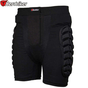 Planet Gates XS Black Short Protective Hip Butt Pad Ski Skate Snowboard Skating Skiing Protection Drop Resistance Roller Padded Shorts