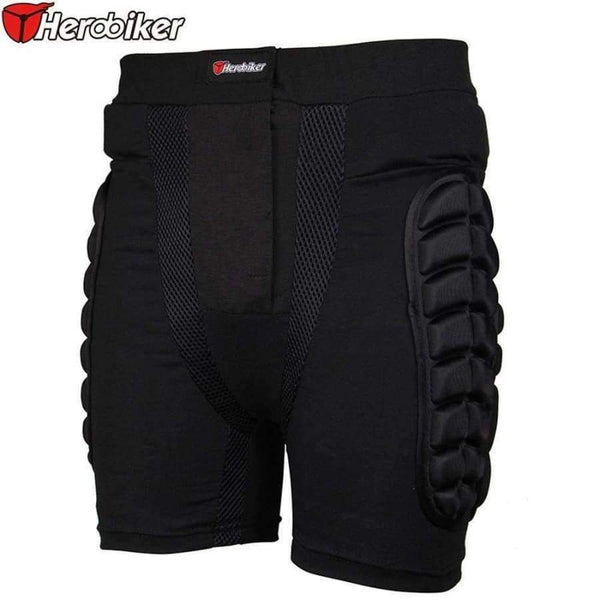 Planet Gates XS Black Short Protective Hip Butt Pad Ski Skate Snowboard Skating Skiing Protection Drop Resistance Roller Padded Shorts