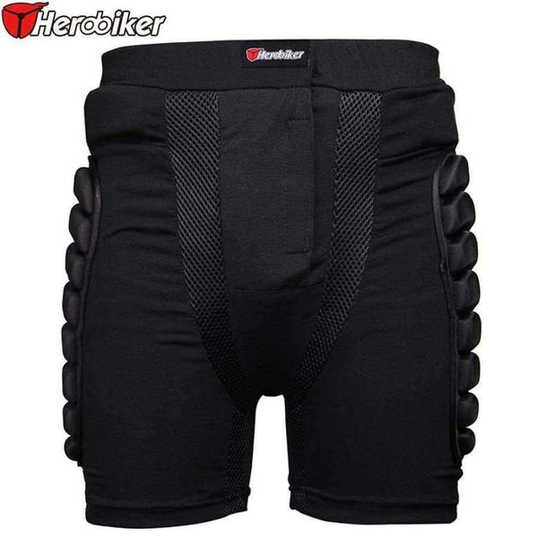 Planet Gates XS Black Short Protective Hip Butt Pad Ski Skate Snowboard Skating Skiing Protection Drop Resistance Roller Padded Shorts