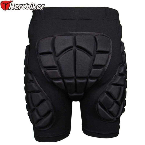 Planet Gates XS Black Short Protective Hip Butt Pad Ski Skate Snowboard Skating Skiing Protection Drop Resistance Roller Padded Shorts