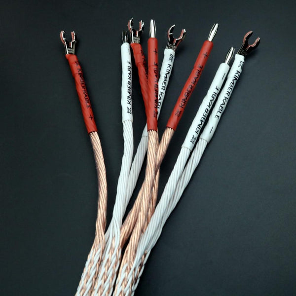 Planet Gates XSSH audio Hi-end DIY HIFI Silver Plated Y shape spade to banana plugs 12TC 24 core speaker cable Cord Wire