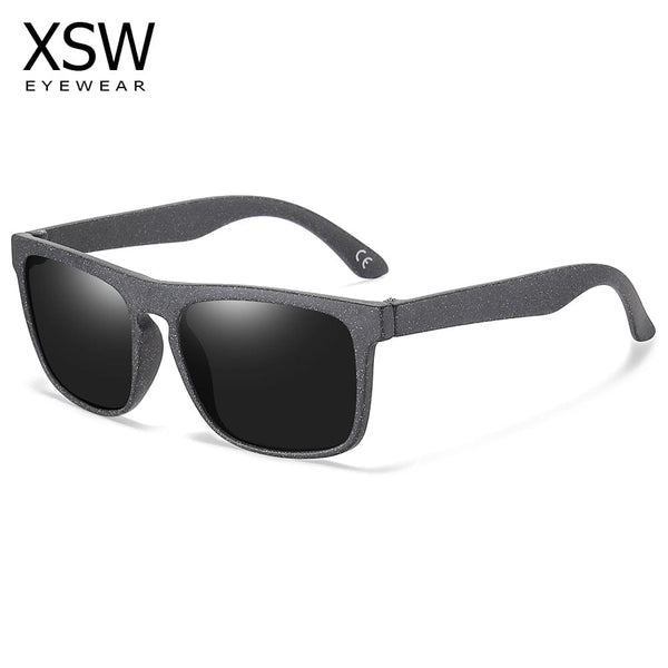 Planet Gates XSW brand design wooden retro square oval square men's and women's sunglasses Glasses  Wheat straw sunglases UV400 7021