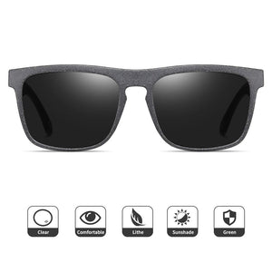 Planet Gates XSW brand design wooden retro square oval square men's and women's sunglasses Glasses  Wheat straw sunglases UV400 7021