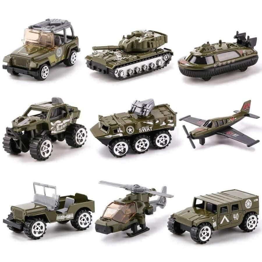 Planet Gates XY240-1 Military Series Diecast Metal Alloy Model Toy Car Model Cars Vehicle Set Collection Toys For Children Set of 3Pcs 1:64