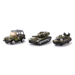 Planet Gates XY240-1 Military Series Diecast Metal Alloy Model Toy Car Model Cars Vehicle Set Collection Toys For Children Set of 3Pcs 1:64