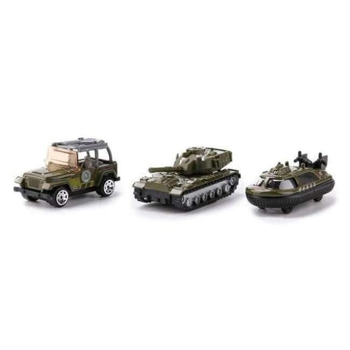 Planet Gates XY240-1 Military Series Diecast Metal Alloy Model Toy Car Model Cars Vehicle Set Collection Toys For Children Set of 3Pcs 1:64