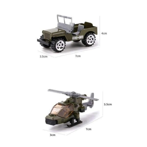 Planet Gates XY240-1 Military Series Diecast Metal Alloy Model Toy Car Model Cars Vehicle Set Collection Toys For Children Set of 3Pcs 1:64