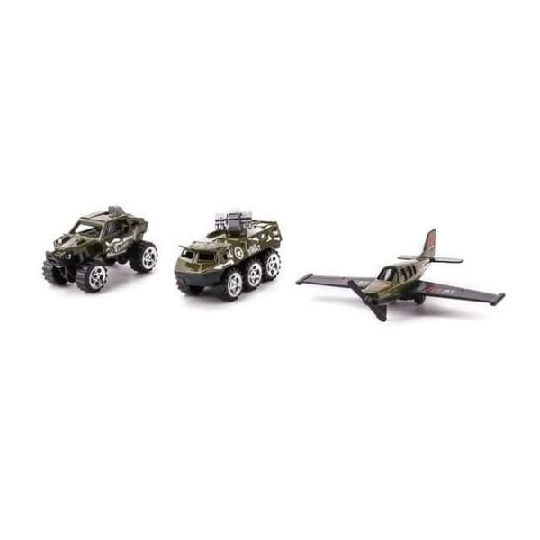 Planet Gates XY240-2 Military Series Diecast Metal Alloy Model Toy Car Model Cars Vehicle Set Collection Toys For Children Set of 3Pcs 1:64