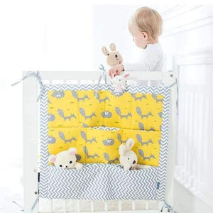 Planet Gates Y Cartoon Rooms Nursery Hanging Storage Bag Baby Cot Bed Crib Organizer  60*52cm Toy Diaper Pocket for Newborn Crib Bedding Set