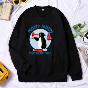 Planet Gates Y04-Black / XXL Mother Runaway Men Brand Hoodies Sweatshirt Autumn Winter Crewneck Round Collar Pullover Streetwear Tracksuit