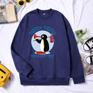 Planet Gates Y04-Dark Blue / XL Mother Runaway Men Brand Hoodies Sweatshirt Autumn Winter Crewneck Round Collar Pullover Streetwear Tracksuit