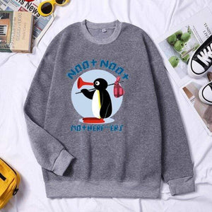 Planet Gates Y04-Gray / XL Mother Runaway Men Brand Hoodies Sweatshirt Autumn Winter Crewneck Round Collar Pullover Streetwear Tracksuit