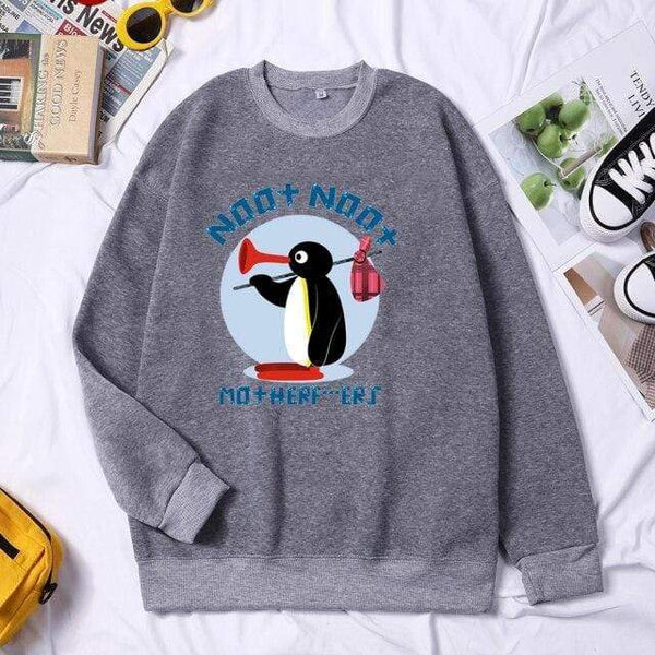 Planet Gates Y04-Gray / XL Mother Runaway Men Brand Hoodies Sweatshirt Autumn Winter Crewneck Round Collar Pullover Streetwear Tracksuit