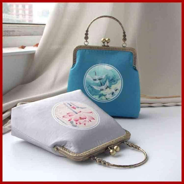 Planet Gates Y1849 / 20x20x6.5cm Sewing Art  Diy Craft Cherry Hand Bag Size 20X20X6.5CM Handmade Free Cutting Felt Material DIY Packag