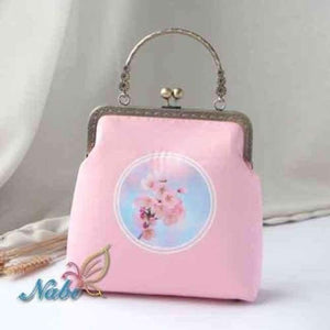 Planet Gates Y1849 / 20x20x6.5cm Sewing Art  Diy Craft Cherry Hand Bag Size 20X20X6.5CM Handmade Free Cutting Felt Material DIY Packag