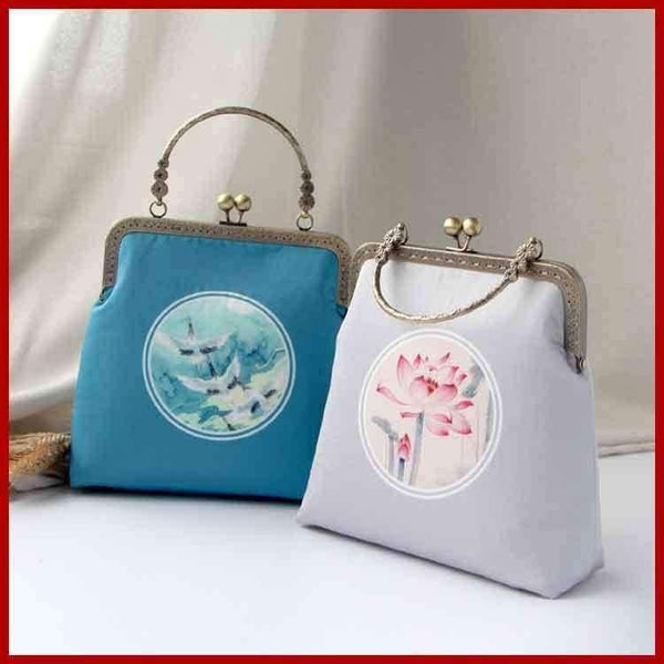 Planet Gates Y1849 / 20x20x6.5cm Sewing Art  Diy Craft Cherry Hand Bag Size 20X20X6.5CM Handmade Free Cutting Felt Material DIY Packag