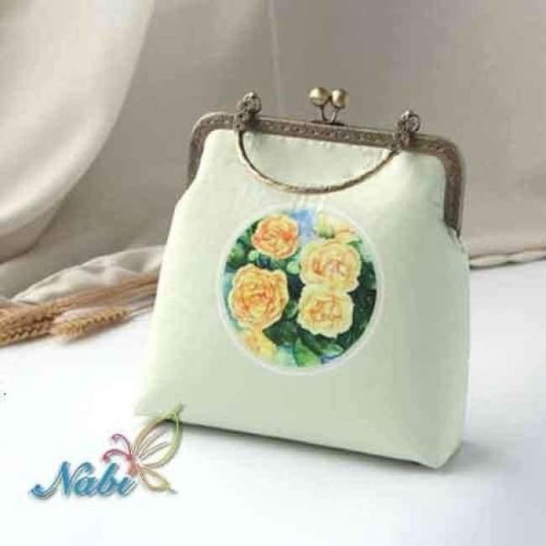 Planet Gates Y1850 / 20x20x6.5cm Sewing Art  Diy Craft Cherry Hand Bag Size 20X20X6.5CM Handmade Free Cutting Felt Material DIY Packag