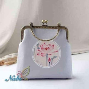 Planet Gates Y1852 / 20x20x6.5cm Sewing Art  Diy Craft Cherry Hand Bag Size 20X20X6.5CM Handmade Free Cutting Felt Material DIY Packag