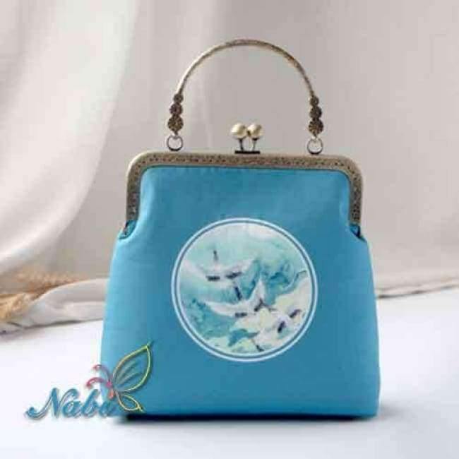 Planet Gates Y1849 / 20x20x6.5cm Sewing Art  Diy Craft Cherry Hand Bag Size 20X20X6.5CM Handmade Free Cutting Felt Material DIY Packag