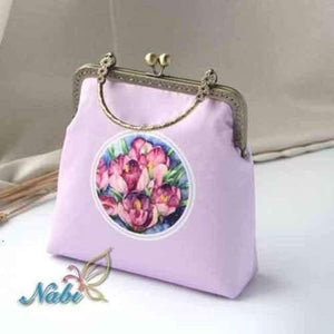 Planet Gates Y1856 / 20x20x6.5cm Sewing Art  Diy Craft Cherry Hand Bag Size 20X20X6.5CM Handmade Free Cutting Felt Material DIY Packag