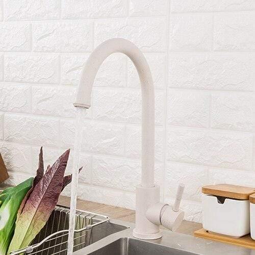 Planet Gates Y40107-1 Stainless Steel Kitchen Faucet Hot & Cold Water 360 Rotate Oatmeal Mixer Faucet for Kitchen Torneira Cozinha Y40107/-1