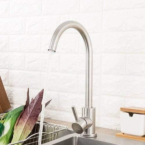 Planet Gates Y40107 Stainless Steel Kitchen Faucet Hot & Cold Water 360 Rotate Oatmeal Mixer Faucet for Kitchen Torneira Cozinha Y40107/-1