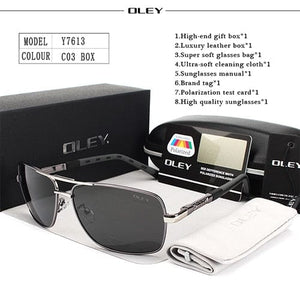 Planet Gates Y7613 C3 BOX OLEY Brand Polarized Sunglasses Men New Fashion Eyes Protect Sun Glasses With Accessories Unisex driving goggles oculos de sol