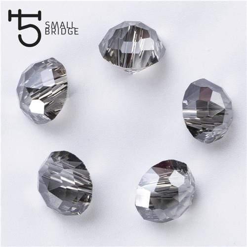 Planet Gates 10mm Austria Crystal Beads for jewelry making diy accessories for woman Diy bracelet AB Color Faceted Cone Beads Wholesale Y904