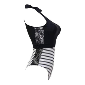 Planet Gates YA17001D1 / S One Piece Swimsuit Women 2018 Summer Beachwear Lace One Shoulder Swimwear Bathing Suits Bodysuit Monokini Swimsuit