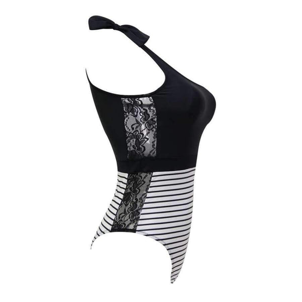 Planet Gates YA17001D1 / S One Piece Swimsuit Women 2018 Summer Beachwear Lace One Shoulder Swimwear Bathing Suits Bodysuit Monokini Swimsuit