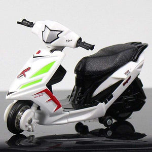 Planet Gates Yamaha RSZ 1:18 Home Children Plastic Car Decor Off-road Vehicle Collection Office Model Toy Diecast Motorcycle Simulation Portable