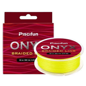 Planet Gates YELLOW / 0.55mm-100lb ONYX 274M fishing Line 6-150LB Super Strong PE Braided Fishing Line 4 Strands 8 Strands Multifilament Fishing Line