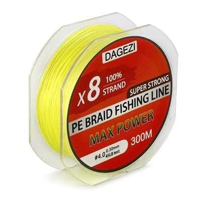 Planet Gates YELLOW / 0.6 8 strand 300m/330YDS With Gift  Super Strong  10-80LB brand fishing lines 100% PE Braided Fishing Line smooth line