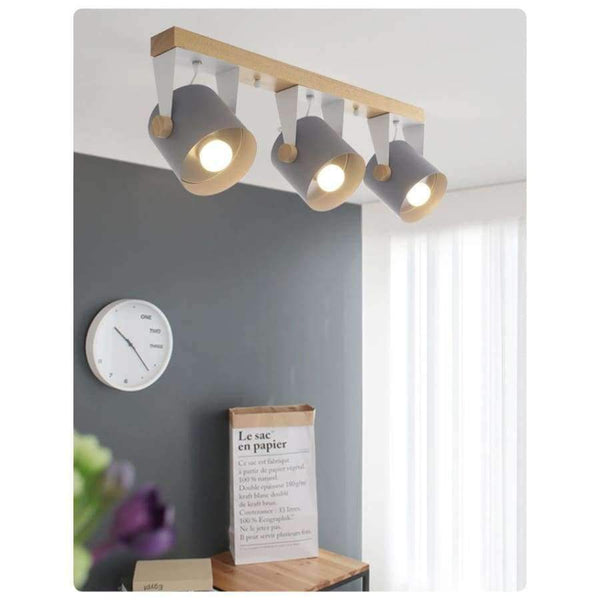 Planet Gates Yellow / 1 lights Nordic modern minimalist wood iron ceiling lamp color Dining Room living room aisle commercial LED Ceiling Lights Lighting