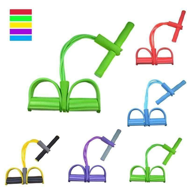 Planet Gates Yellow 1 Unisex Tension Device Household Waist Sports Pedal Elastic Rope Fitness Equipment Resistance Bands Body Building