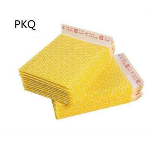 Planet Gates yellow / 11x13cm 150pcs/lot 11x13cm Courier bags Yellow Bubble mailer bag Blue Mailers Padded Shipping Envelope Bag Business Supplies