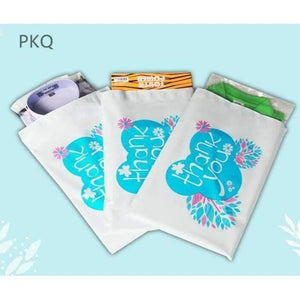 Planet Gates yellow / 17x30cm 8.8 100pcs 17*30cm Factory Supply Poly mailer thank you gift bag poly mailing envelope pouches poly post bags  mailing bags