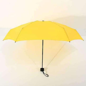 Planet Gates Yellow 180g Small Fashion Folding Umbrella Rain Women Gift Men Mini Pocket Parasol Girls Anti-UV Waterproof Portable Travel  UMBRELLAS
