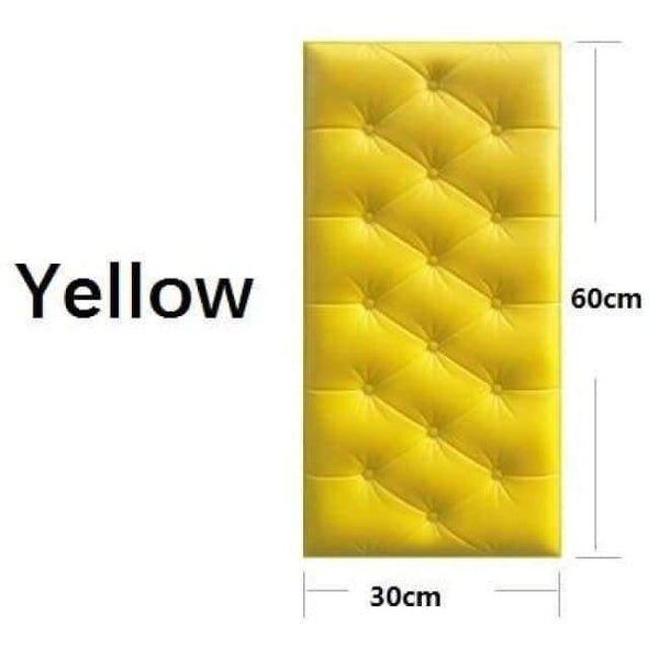 Planet Gates Yellow / 1PCS 3D Faux Leather PE Foam Waterproof Self Adhesive Wallpaper For Living Room Bedroom Kids Room Nursery Home Decor 3D Wall Paper